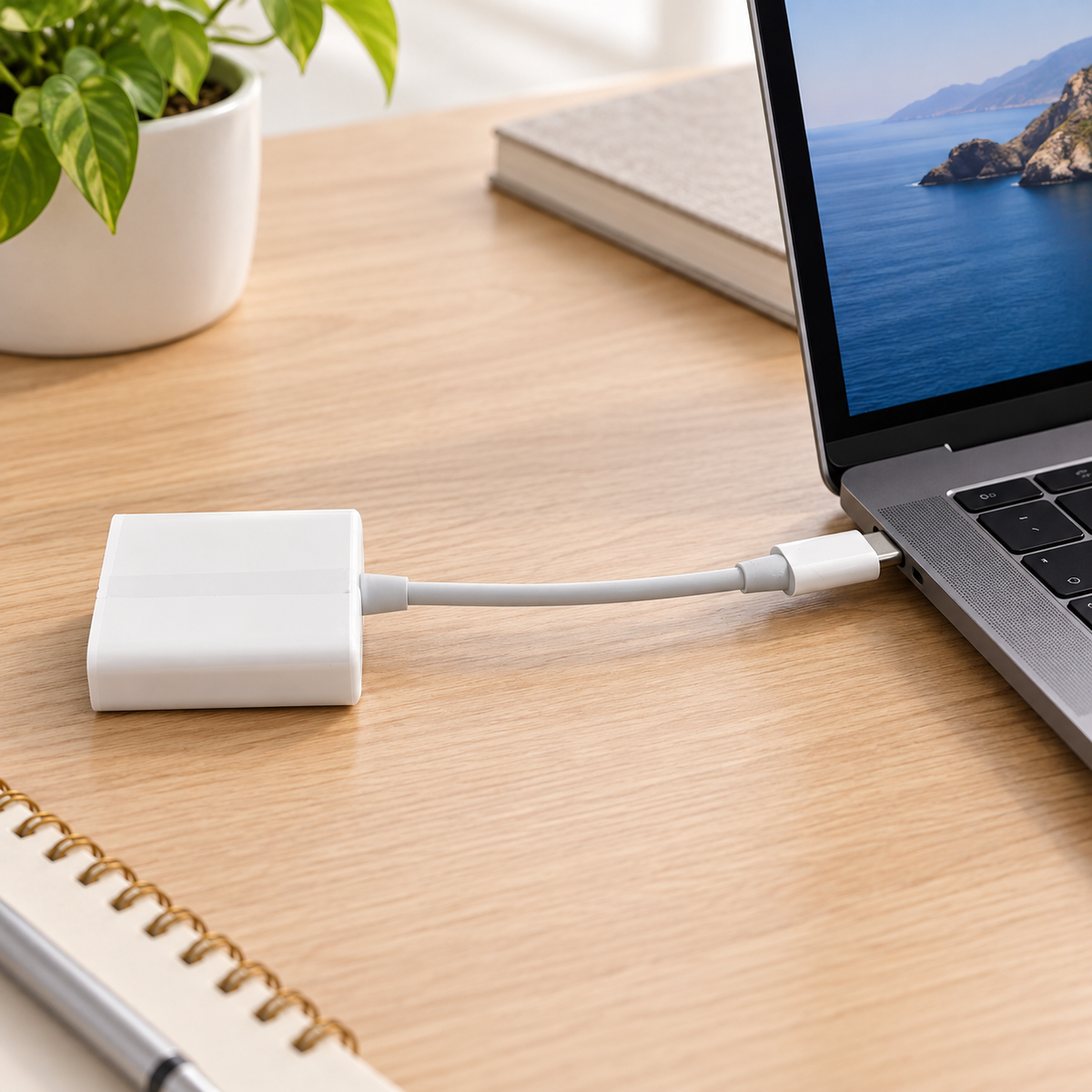 Lector de Tarjetas SD y microSD USB-C