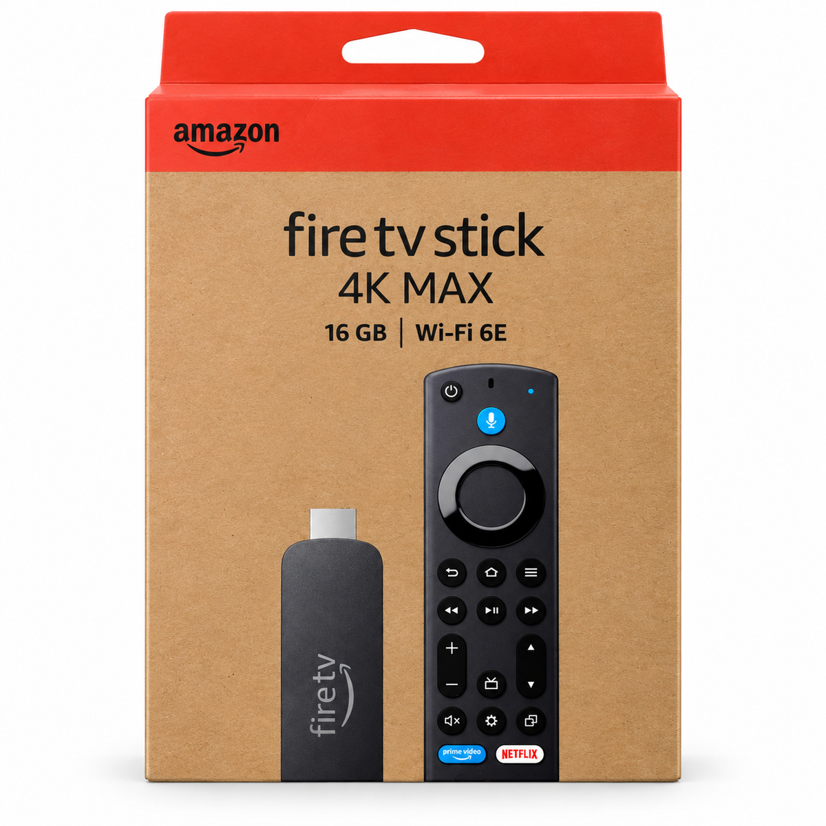 Amazon Fire TV Stick 4K Max 16 GB con Wi-Fi 6E y Control por Voz