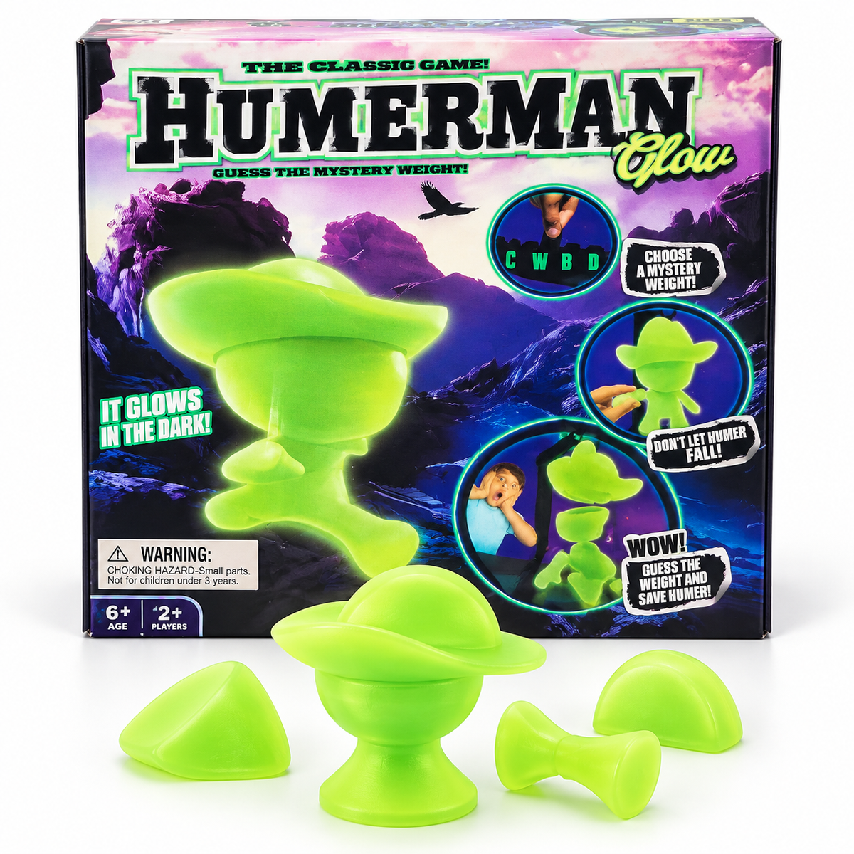 Juego de Mesa Hangman Glow – Ahorcado que Brilla en la Oscuridad