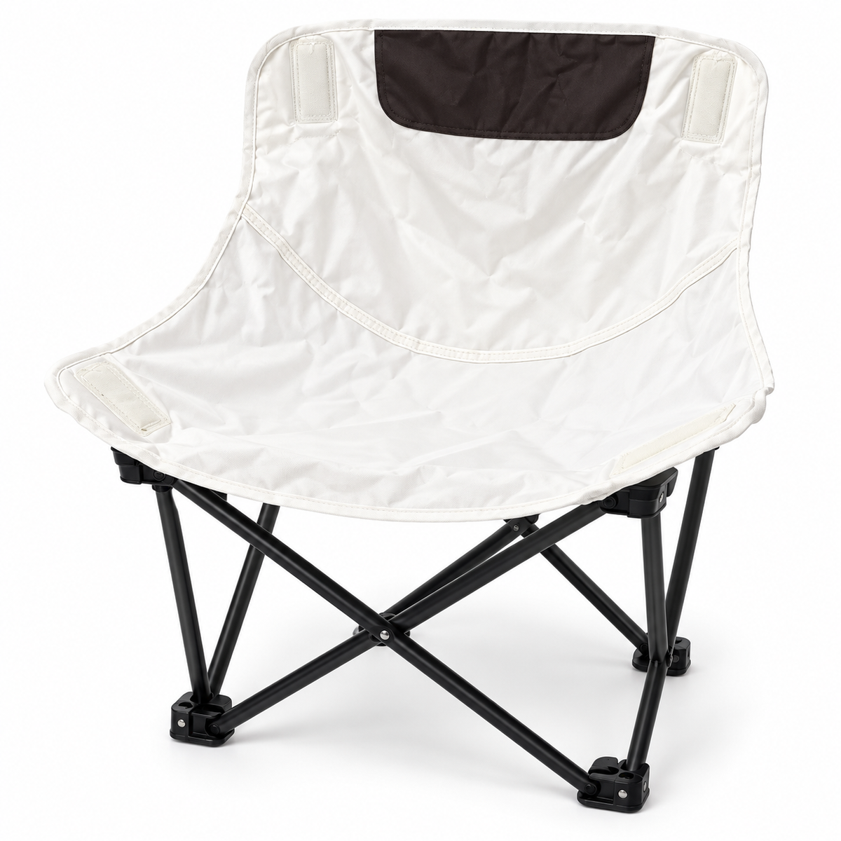 Silla Plegable Portátil para Camping, Playa, Pesca y Exteriores – Blanca