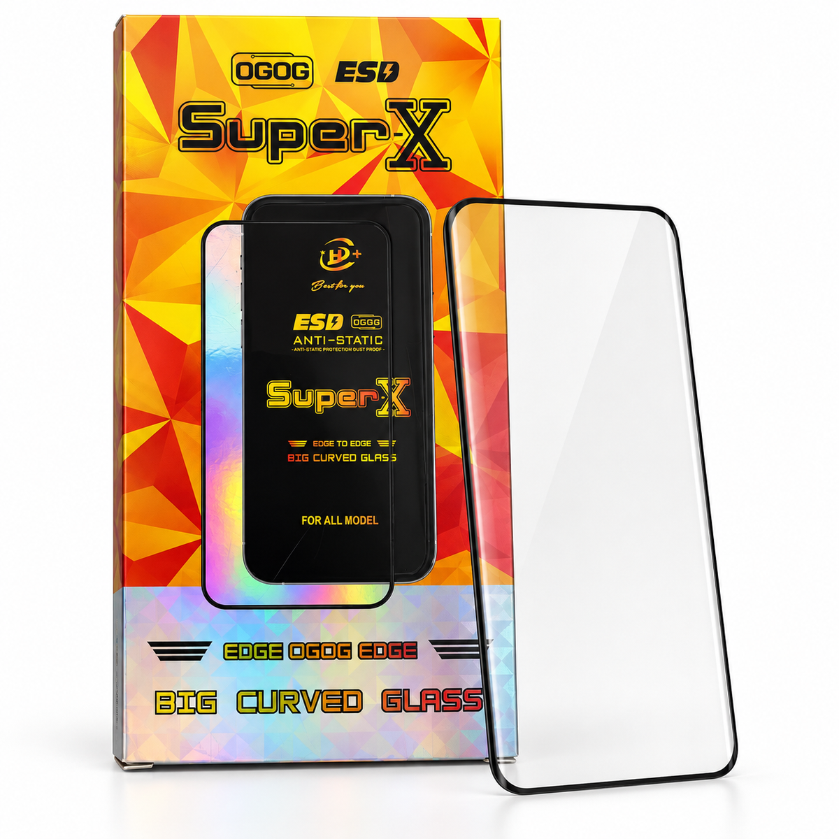 Vidrio Templado Protector de Pantalla Super-X OGOG para iPhone 17, 17 Pro y 17 Pro Max