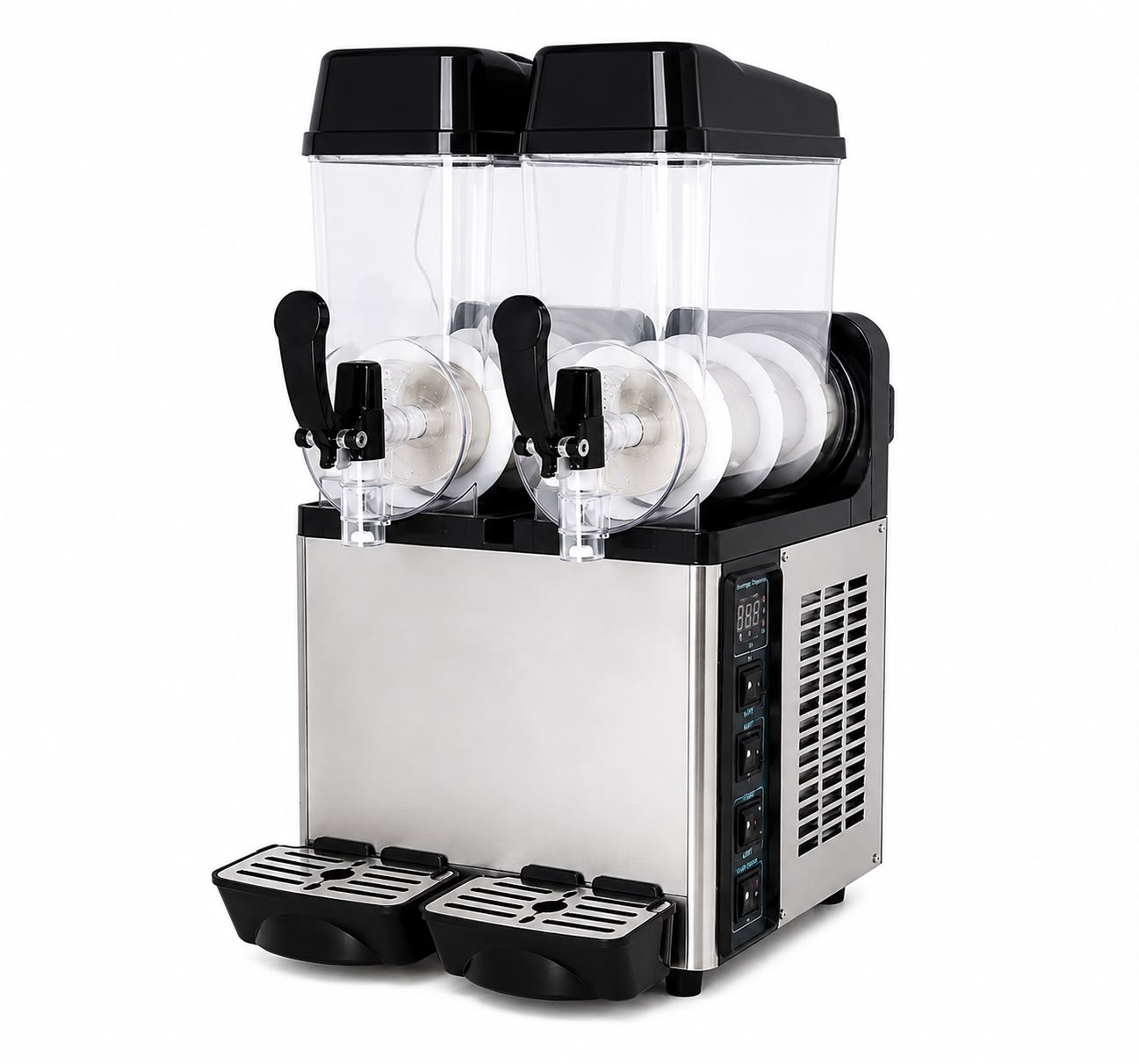 Granizadora Comercial de 2 Tanques – 24 Litros | 900W