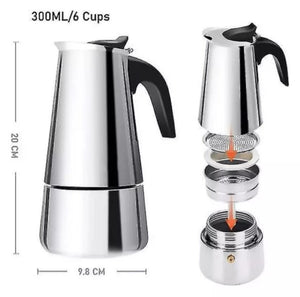 Cafetera Italiana Espresso 6 Tazas - WOWI