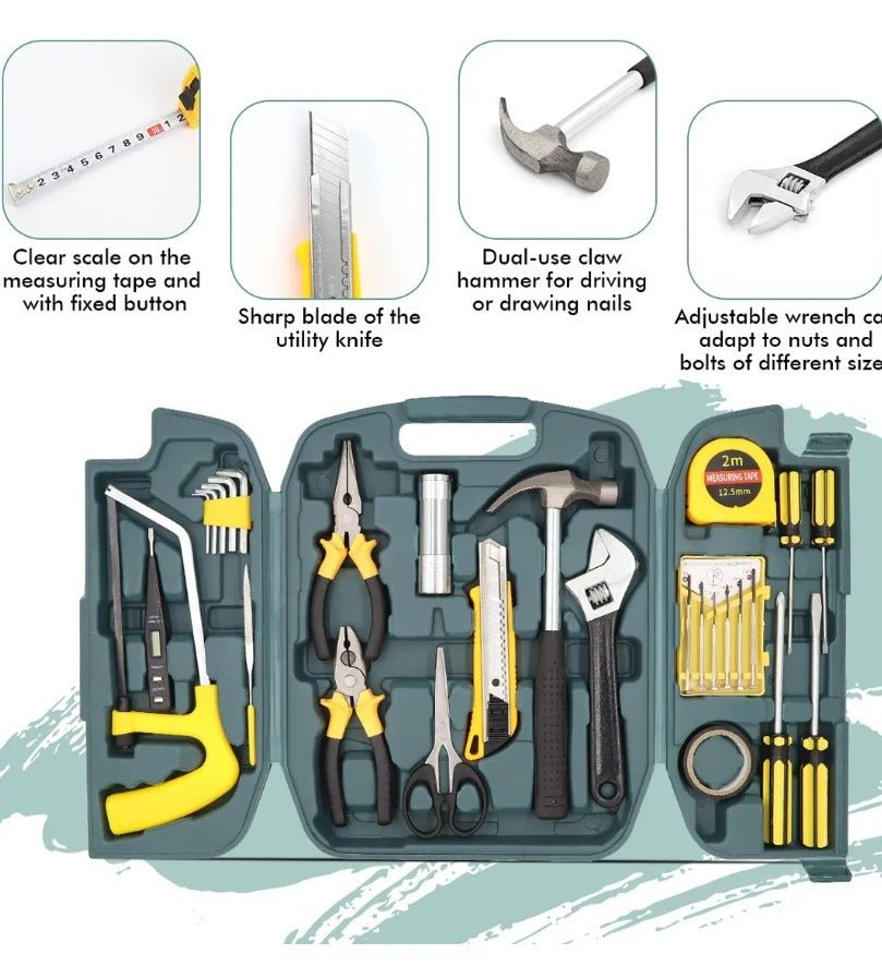 Caja de Herramientas para hogar 28 pcs - WOWI