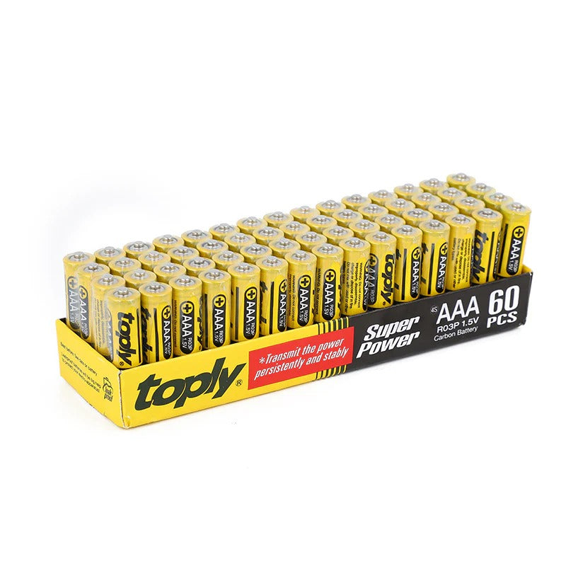 Pilas AAA set por 60 unidades