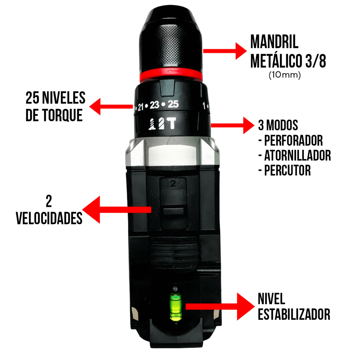 Kit taladro 24V con Polinchadora - WOWI