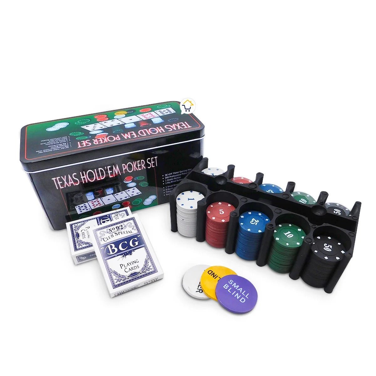 Set Póker Juego De Cartas - WOWI