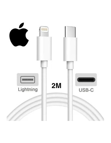 Cable Apple de USB-C a Conector Lightning (2m) - Blanc
