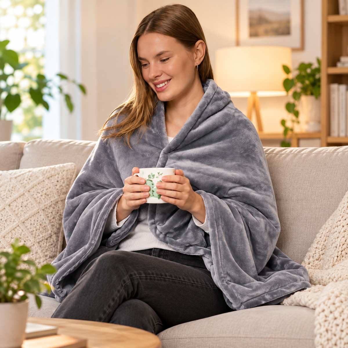 Manta Térmica Eléctrica con Calefacción USB y 3 Temperaturas – Pretty Gril