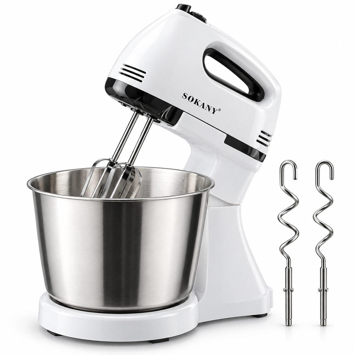 Batidora de Pedestal Sokany SK-6620 – 250W con Bowl de 2 Litros