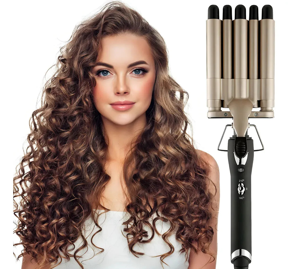 PINZA ONDAS DE SIRENA 5 RODILLOS