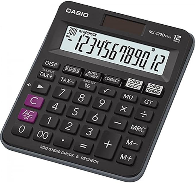 CALCULADORA CASIO MJ120D - WOWI