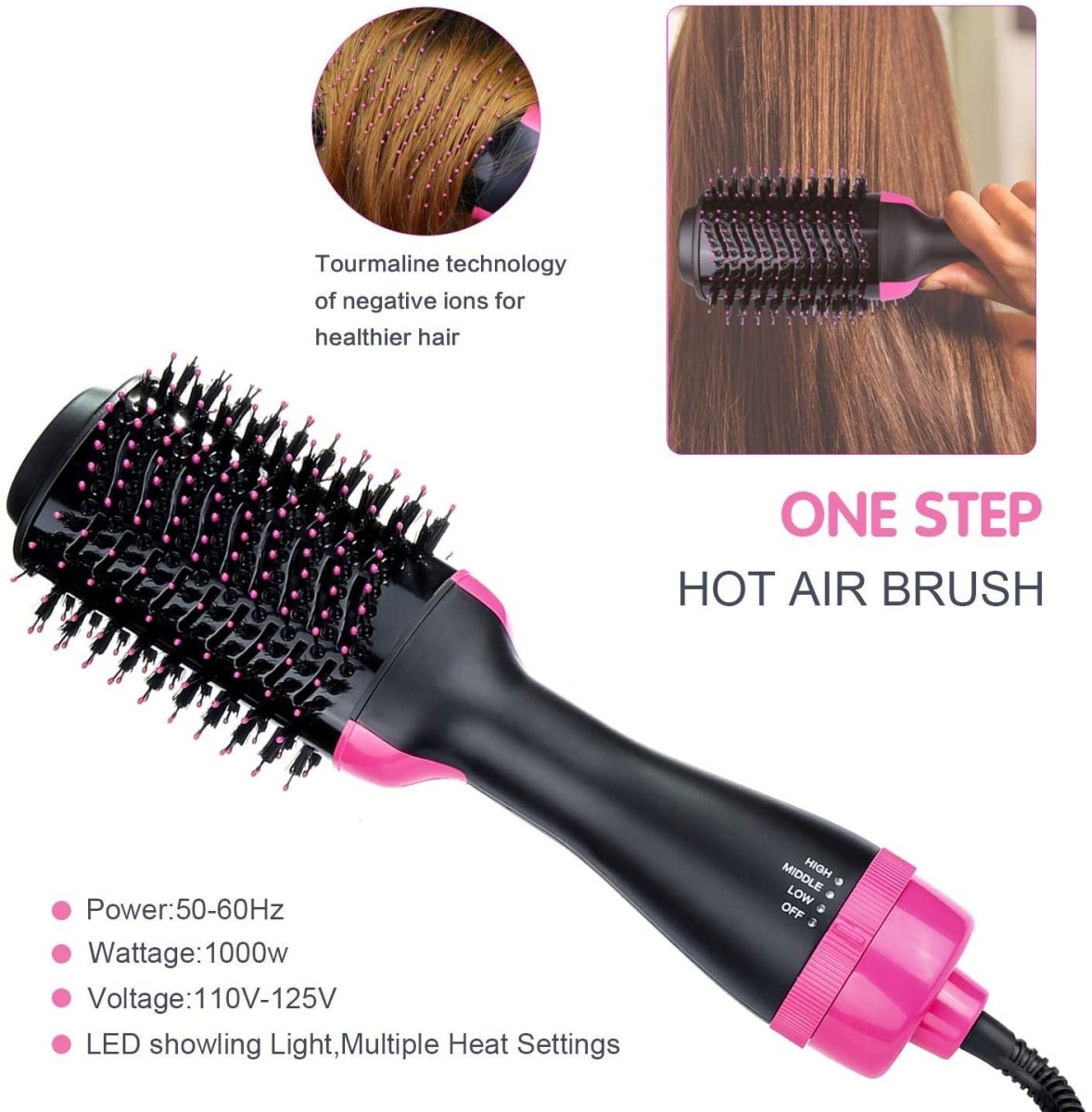 Cepillo Secador Voluminizador One - step - WOWI