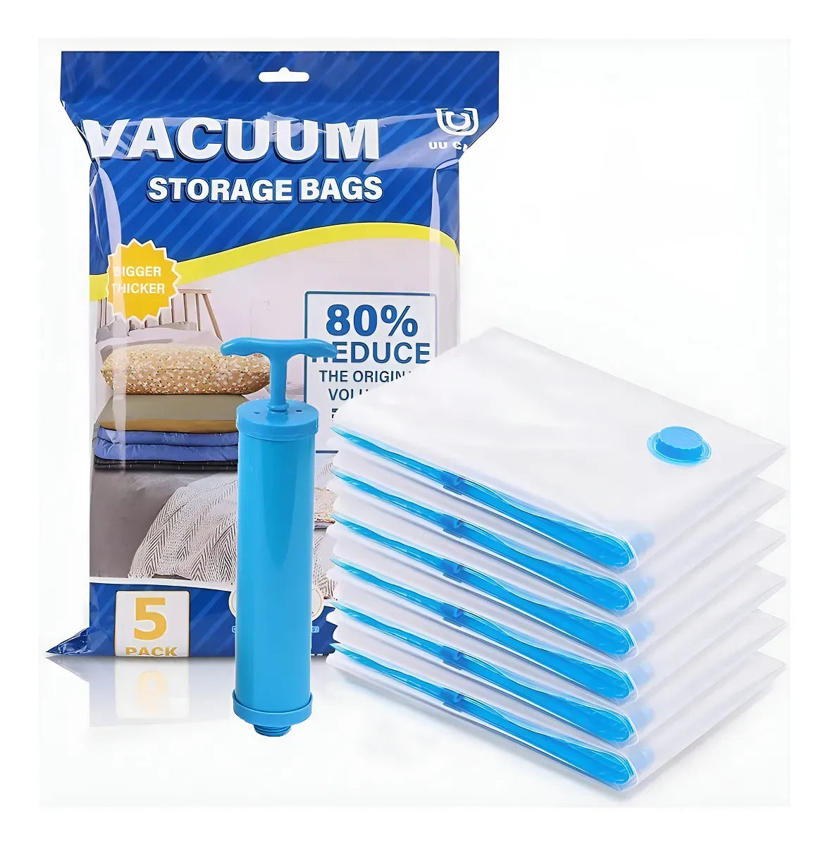 Bolsas reductoras de espacio con Bomba