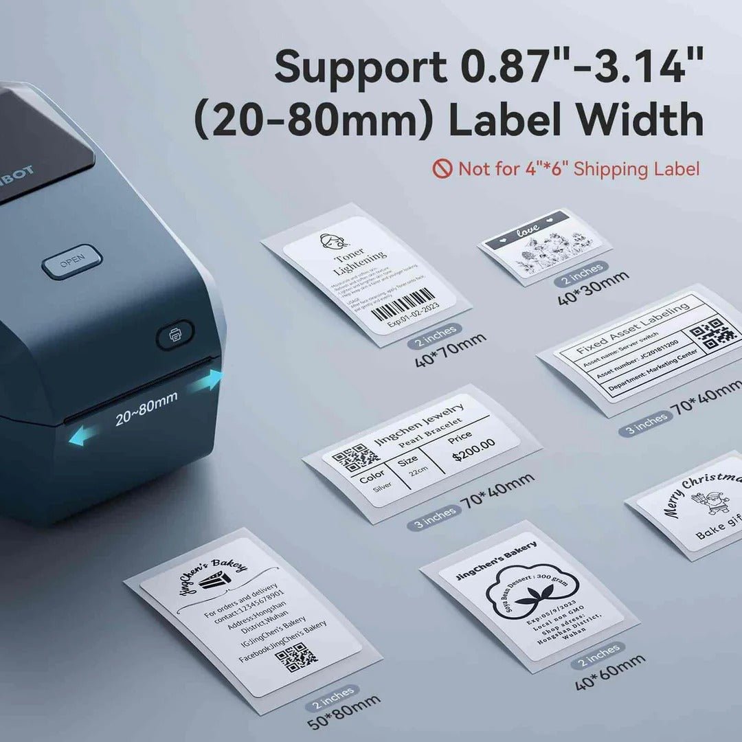 IMPRESORA DE ETIQUETAS BLUETOOTH Y USB NIIMBOT - WOWI