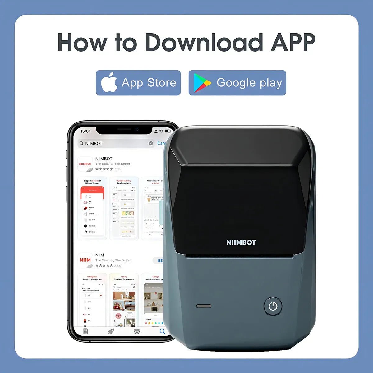 Impresora De Etiquetas Termica Niimbot Bluetooth App - WOWI