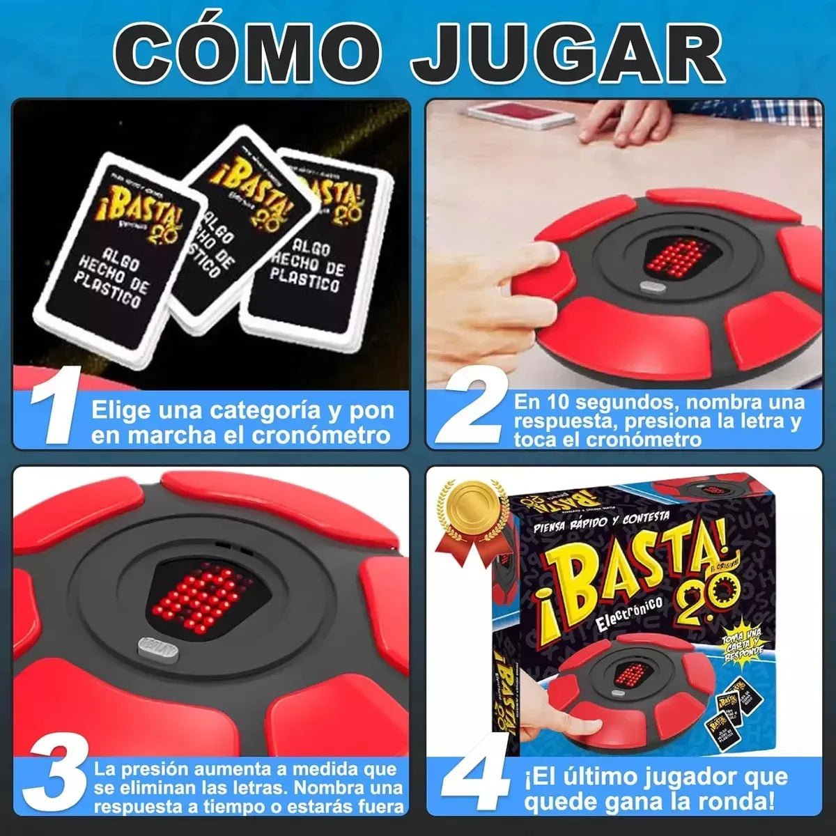 Juego de mesa familiar Basta - WOWI