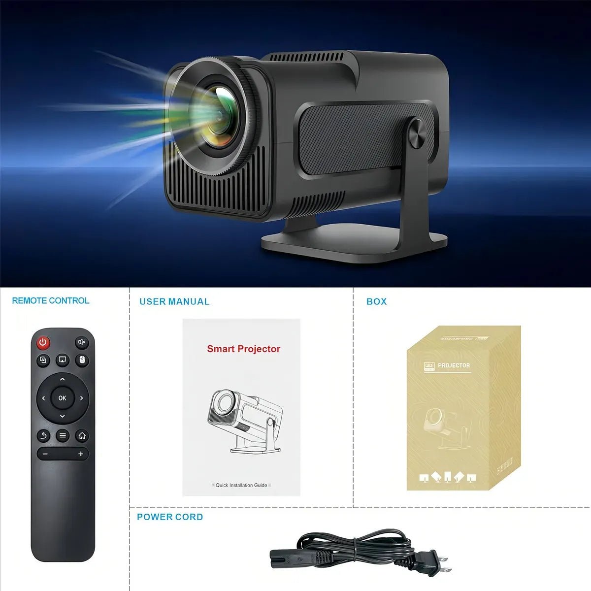 Proyector Hy320 Mini Con Magis Tv - WOWI