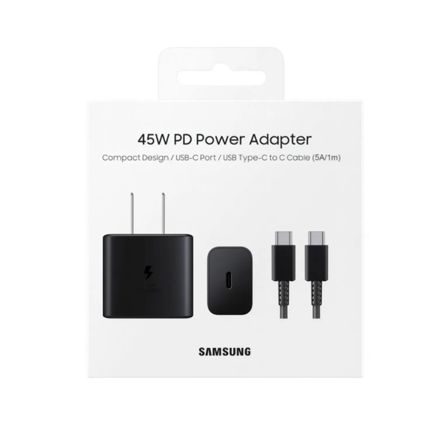 Cargador Samsung 45W Ultrarápido Negro